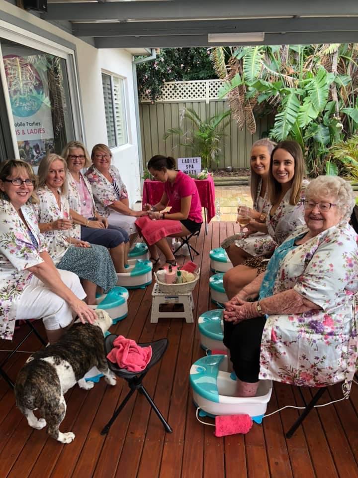 Ladies Pamper Parties now underway Mums! – Glitter Girls Pamper Parties